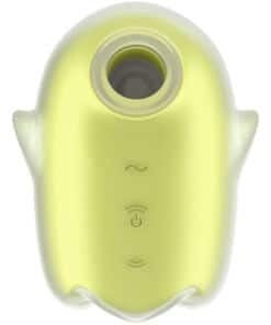SATISFYER - GLOWING GHOST AIR PULSE & VIBRADOR AMARILLO
