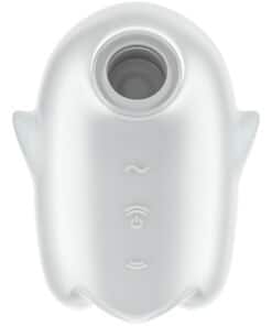 SATISFYER - GLOWING GHOST AIR PULSE & VIBRADOR BLANCO