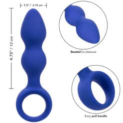 CALEXOTICS - ADMIRAL PLUG ANAL AVANZADO AZUL - piKanteo | Despierta tu lado más piKante