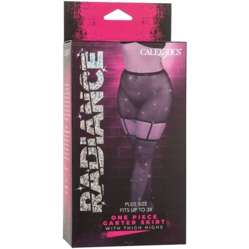 CALEXOTICS - RADIANCE FALDA DE LIGA HASTA EL MUSLO TALLA GRANDE - Imagen 4
