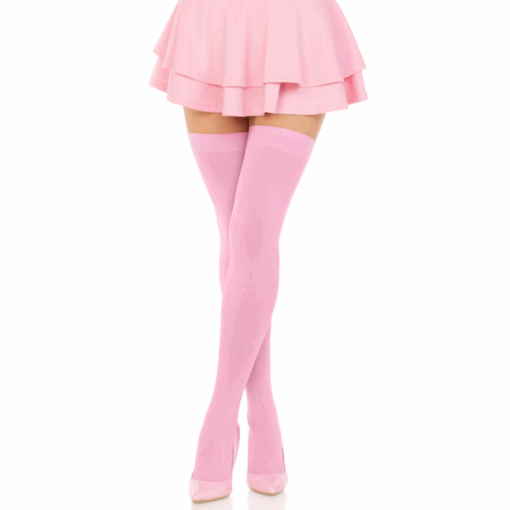 LEG AVENUE - MEDIAS NAILON ROSA - Imagen 4