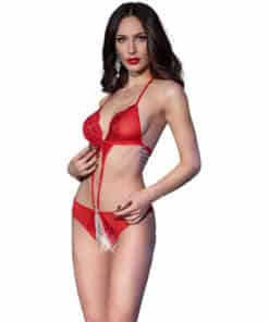 CHILIROSE - CR 4410 BODY CROTCHLESS ROJO S/M