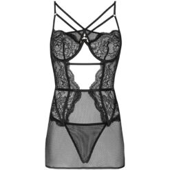 LIVCO CORSETTI FASHION - BARIRIN LC 90633 FALDA + PANTY NEGRO L/XL - piKanteo | Despierta tu lado más piKante