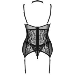 LIVCO CORSETTI FASHION - GIELLANDRA FOR THE SENSES COLLECTION CORSET + PANTY NEGRO S/M - piKanteo | Despierta tu lado más piKante