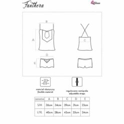 LIVCO CORSETTI FASHION - FANTHERA LC 90561 CAMISETA + SHORTS AZUL L/XL - piKanteo | Despierta tu lado más piKante