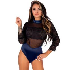 LIVCO CORSETTI FASHION - DRIMINA LC90690 BODY AZUL MARINO L/XL