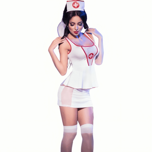 CHILIROSE - CR 4160 DISFRAZ ENFERMERA TOP & FALDA S/M - Imagen 3