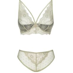 LIVCO CORSETTI FASHION - PINE LC 90667 SUJETADOR + PANTY KHAKI L/XL - piKanteo | Despierta tu lado más piKante