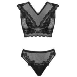 LIVCO CORSETTI FASHION - TIMOSAN LC 90631 SUJETADOR + PANTY NEGRO S/M - piKanteo | Despierta tu lado más piKante
