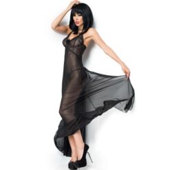 CHILIROSE - CR 3883 BABYDOLL LARGO NEGRO S/M - piKanteo | Despierta tu lado más piKante