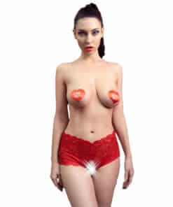 CHILIROSE - CR 4641 PANTIES CROTCHLESS ROJO L/XL