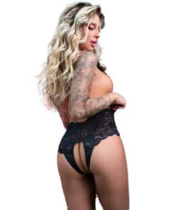 CHILIROSE - CR 4641 PANTIES CROTCHLESS NEGRO L/XL