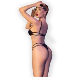 Alternative view of CHILIROSE - CR 4700 SET BODY NEGRO S/M