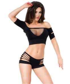 CHILIROSE - CR 3779 SET DOS PIEZAS NEGRO S/M