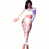 CHILIROSE - CR 3654 TOP & LEGGINS BLANCO S/M - piKanteo | Despierta tu lado más piKante
