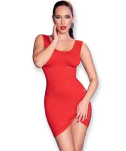 CHILIROSE - CR 4622 VESTIDO ROJO S/M