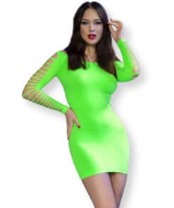 CHILIROSE - CR 4617 VESTIDO VERDE S/M