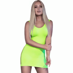 CHILIROSE - CR 4304 VESTIDO VERDE S/M