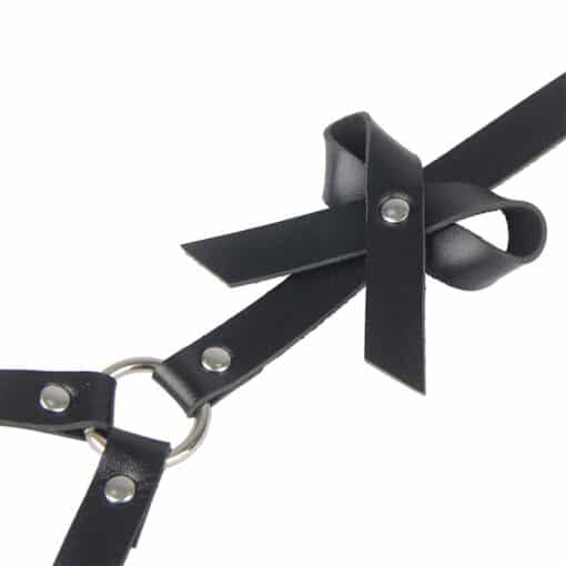 SUBBLIME - ARNÉS CINTURA Y PIERNAS CUERO NEGRO TALLA ÚNICA - Imagen 6