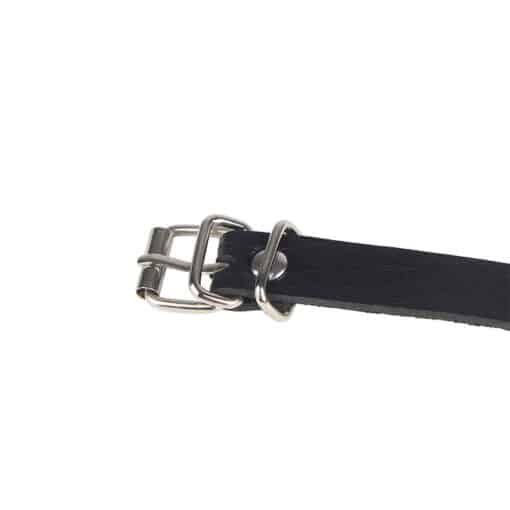 SUBBLIME - CINTURON DE CADENAS ANILLAS CUERO NEGRO TALLA ÚNICA - Imagen 8