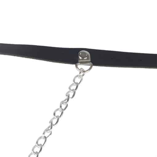 SUBBLIME - ARNÉS FORMA CINTURON CUERO NEGRO TALLA ÚNICA - Imagen 5