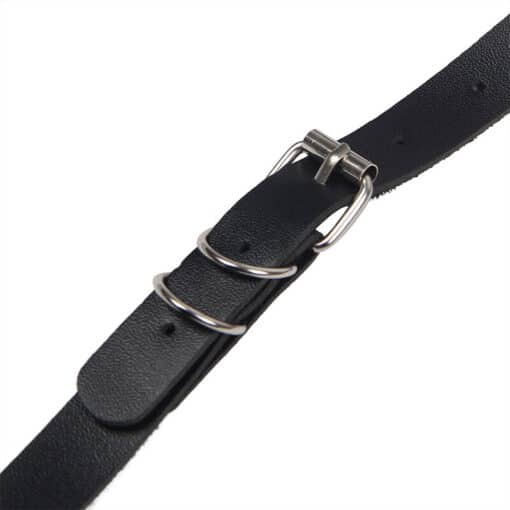 SUBBLIME - ARNÉS CUERPO ENTERO CON HEBILLAS CUERO NEGRO TALLA ÚNICA - Imagen 6