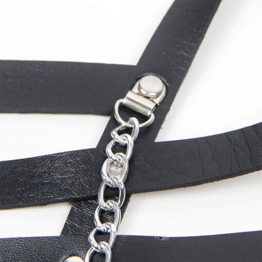 SUBBLIME - ARNÉS FORMA CORSET DETALLE CADENAS TALLA ÚNICA - Imagen 5