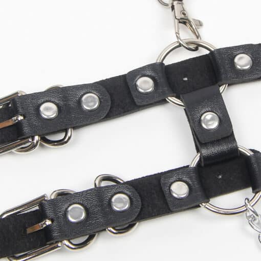 SUBBLIME - ARNÉS CON TIRANTAS DETALLE CADENAS TALLA ÚNICA - Imagen 8