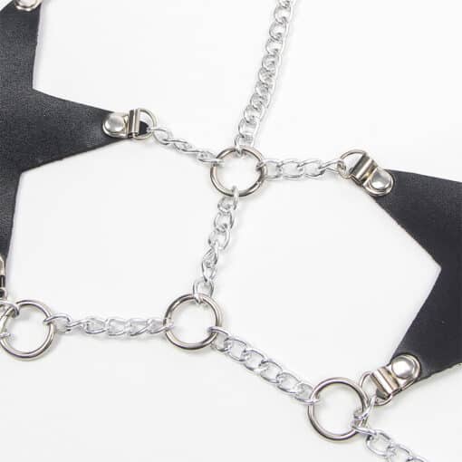 SUBBLIME - ARNÉS CUERPO ENTERO ESTRELLA DETALLE CADENA TALLA ÚNICA - Imagen 6