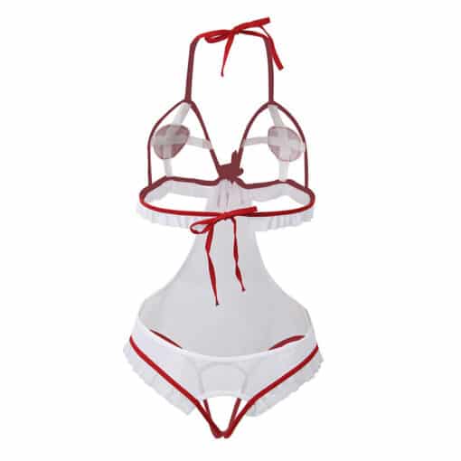SUBBLIME - DISFRAZ DE ENFERMERA SEXY SIN ENTREPIERNA L/XL - Imagen 5