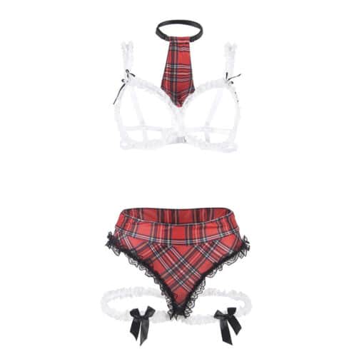 SUBBLIME - DISFRAZ DE COLEGIALA SEXY CON SUJETADOR L/XL - Imagen 4