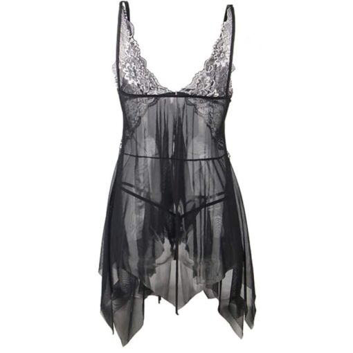 SUBBLIME - BABYDOLL TELA TUL PECHO ENCAJE L/XL - Imagen 6