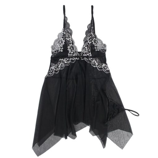 SUBBLIME - BABYDOLL TELA TUL PECHO ENCAJE L/XL - Imagen 4
