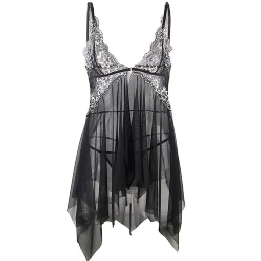 SUBBLIME - BABYDOLL TELA TUL PECHO ENCAJE L/XL - Imagen 5