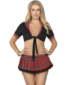 SUBBLIME - DISFRAZ DE COLEGIALA SEXY CON TOP S/M
