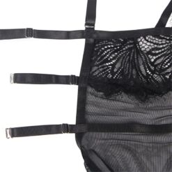 SUBBLIME - BABYDOLL CON TIRANTES AJUSTABLES DE ENCAJE NEGRO S/M - piKanteo | Despierta tu lado más piKante