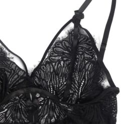 SUBBLIME - BABYDOLL CON TIRANTES AJUSTABLES DE ENCAJE NEGRO S/M - piKanteo | Despierta tu lado más piKante