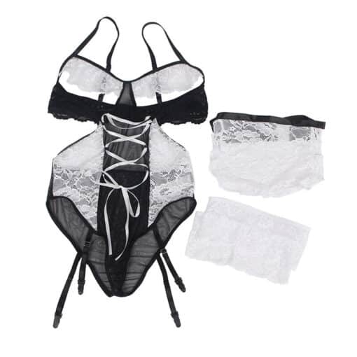 SUBBLIME - DISFRAZ SIRVIENTA BODY S/M - Imagen 3