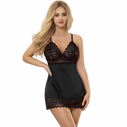 SUBBLIME - BABYDOLL CON ESTAMPADO FLORAL PECHO NEGRO S/M - Imagen 2