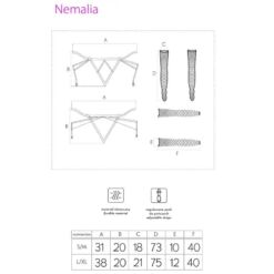 LIVCO CORSETTI FASHION - NEMALIA SET LIGUERO + MEDIAS + GUANTES NEGRO S/M - piKanteo | Despierta tu lado más piKante