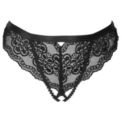 LIVCO CORSETTI FASHION - OKSURIN PANTY CROTCHLESS NEGRO L/XL - piKanteo | Despierta tu lado más piKante