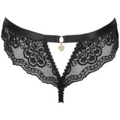LIVCO CORSETTI FASHION - OKSURIN PANTY CROTCHLESS NEGRO L/XL - piKanteo | Despierta tu lado más piKante