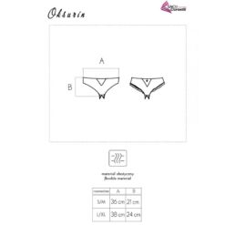 LIVCO CORSETTI FASHION - OKSURIN PANTY CROTCHLESS NEGRO L/XL - piKanteo | Despierta tu lado más piKante