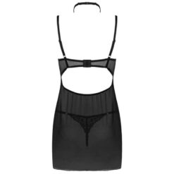 LIVCO CORSETTI FASHION - BINELLA SET BABYDOLL + TANGA NEGRO L/XL - piKanteo | Despierta tu lado más piKante