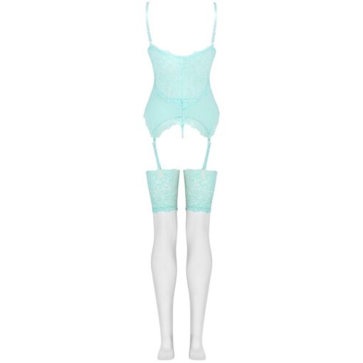 LIVCO CORSETTI FASHION - PERSINNE MIT EMPORIO SET CORSET + PANTY + MEDIAS S/M - Imagen 4