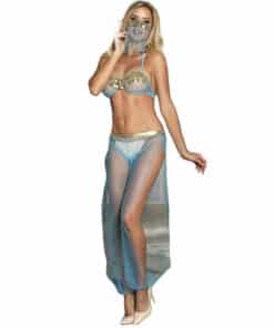 SUBBLIME - SET DE LENCERIA INDIA STYLE AZUL S/M