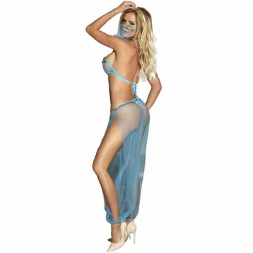 SUBBLIME - SET DE LENCERIA INDIA STYLE AZUL L/XL - Imagen 3