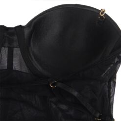 SUBBLIME - BODY TIRANTAS CADENA NEGRO S/M - piKanteo | Despierta tu lado más piKante