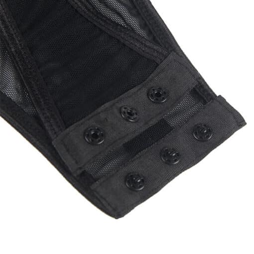 SUBBLIME - TEDDY CON LIGUERO DETALLE TIRAS PECHO NEGRO S/M - Imagen 11