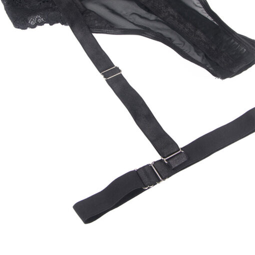 SUBBLIME - TEDDY CON LIGUERO DETALLE TIRAS PECHO NEGRO L/XL - Imagen 12
